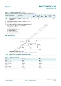 74LVC2G32DP-Q100H Datasheet Page 7