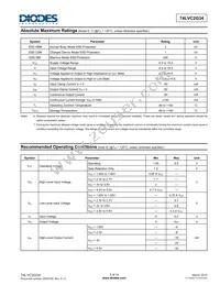 74LVC2G34FW4-7 Datasheet Page 3