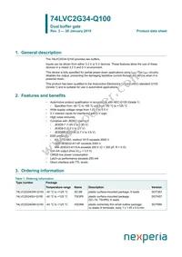 74LVC2G34GV-Q100 Datasheet Cover