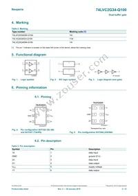 74LVC2G34GV-Q100 Datasheet Page 2