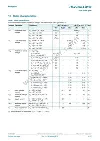 74LVC2G34GV-Q100 Datasheet Page 4