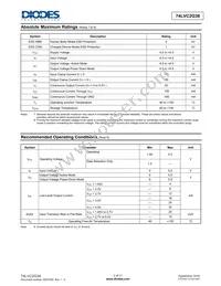 74LVC2G38HD4-7 Datasheet Page 3
