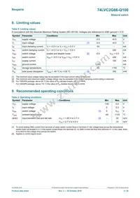 74LVC2G66DP-Q100H Datasheet Page 4