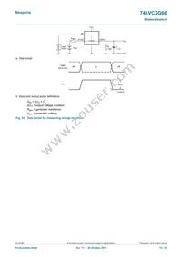 74LVC2G66GD Datasheet Page 15