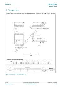 74LVC2G66GD Datasheet Page 16