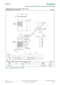 74LVC2G74GD Datasheet Page 16