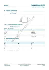 74LVC2G86DC-Q100H Datasheet Page 3