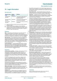 74LVC2GU04GN Datasheet Page 15