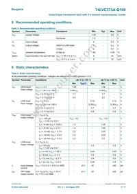 74LVC373ADB-Q100J Datasheet Page 6