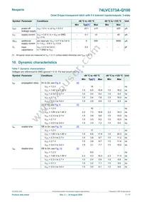 74LVC373ADB-Q100J Datasheet Page 7