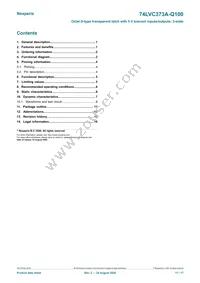 74LVC373ADB-Q100J Datasheet Page 17