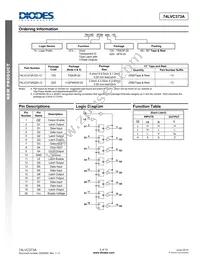74LVC373AT20-13 Datasheet Page 2