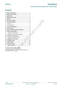 74LVC3G14GD Datasheet Page 18