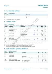 74LVC3G16DPH Datasheet Page 4