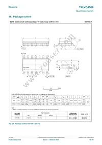 74LVC4066D Datasheet Page 15