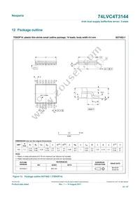 74LVC4T3144PWJ Datasheet Page 23