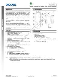 74LVC540AT20-13 Datasheet Cover