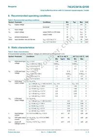 74LVC541AD-Q100J Datasheet Page 4