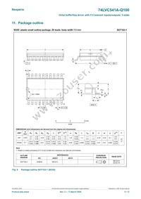74LVC541AD-Q100J Datasheet Page 8