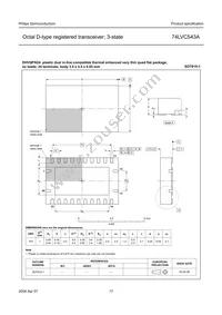 74LVC543ABQ Datasheet Page 17