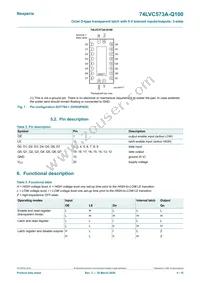 74LVC573AD-Q100J Datasheet Page 4
