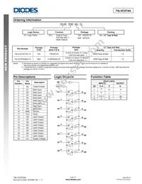 74LVC574AQ20-13 Datasheet Page 2