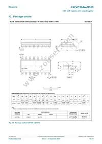 74LVC594ABQ-Q100X Datasheet Page 13