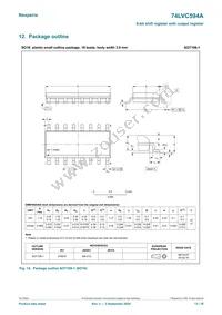 74LVC594APW Datasheet Page 13