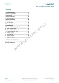 74LVC594APW Datasheet Page 18