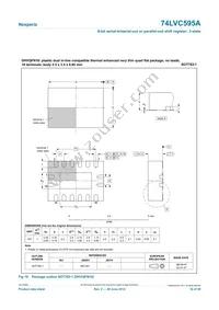 74LVC595AD Datasheet Page 16