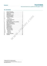 74LVC595AD Datasheet Page 20