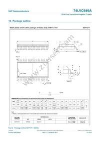 74LVC646APW Datasheet Page 17