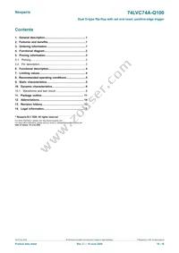 74LVC74AD-Q100J Datasheet Page 16