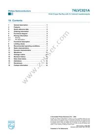 74LVC821ABQ Datasheet Page 20