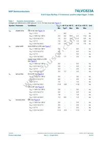 74LVC823ABQ Datasheet Page 10