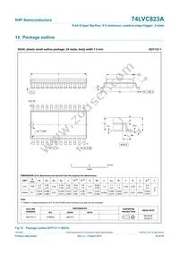 74LVC823ABQ Datasheet Page 15