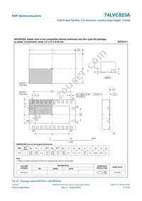 74LVC823ABQ Datasheet Page 18