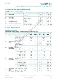 74LVC823ABQ-Q100J Datasheet Page 6