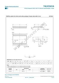 74LVC841ABQ Datasheet Page 17