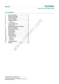 74LVC86APW/AUJ Datasheet Page 15