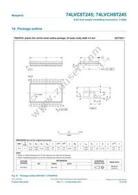 74LVC8T245BQ Datasheet Page 23