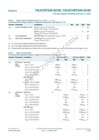 74LVC8T245BQ-Q100J Datasheet Page 7