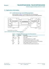 74LVC8T245BQ-Q100J Datasheet Page 21