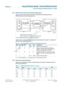 74LVC8T245BQ-Q100J Datasheet Page 22