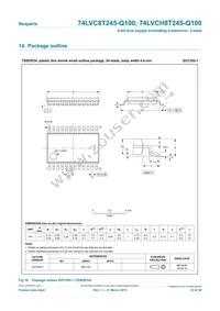 74LVC8T245BQ-Q100J Datasheet Page 23