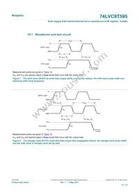 74LVC8T595PWJ Datasheet Page 21