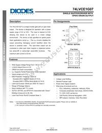 74LVCE1G07SE-7 Datasheet Cover