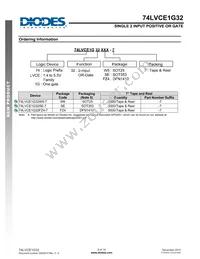 74LVCE1G32SE-7 Datasheet Page 9