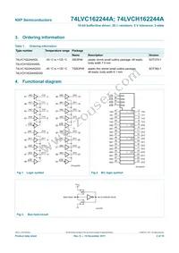74LVCH162244ADGG Datasheet Page 3