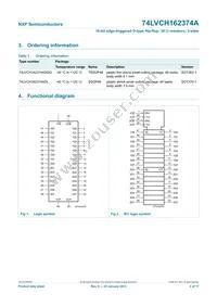 74LVCH162374ADGG Datasheet Page 3